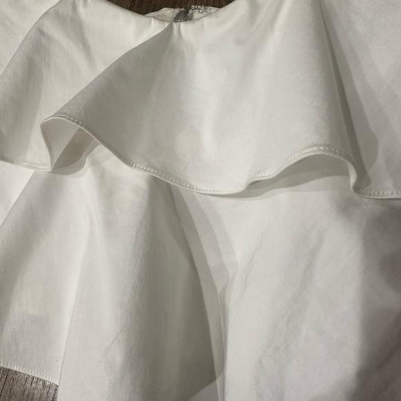 NWT Rebecca Taylor Ruffle Strapless Top - Picture 3 of 5